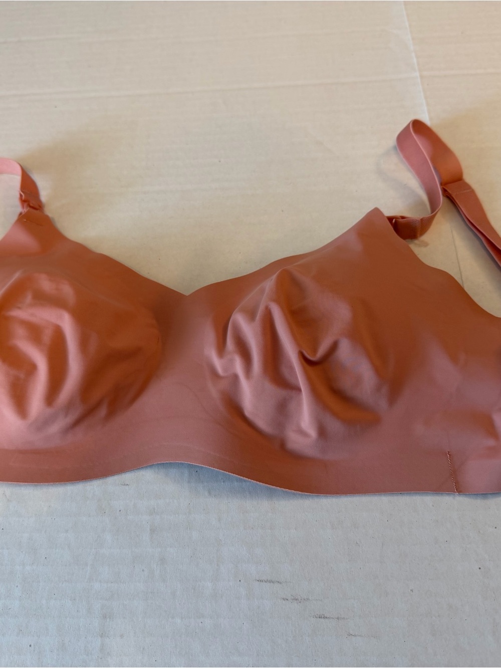 Knox Seamless Wireless Nursing Bra in Terracotta size 4
